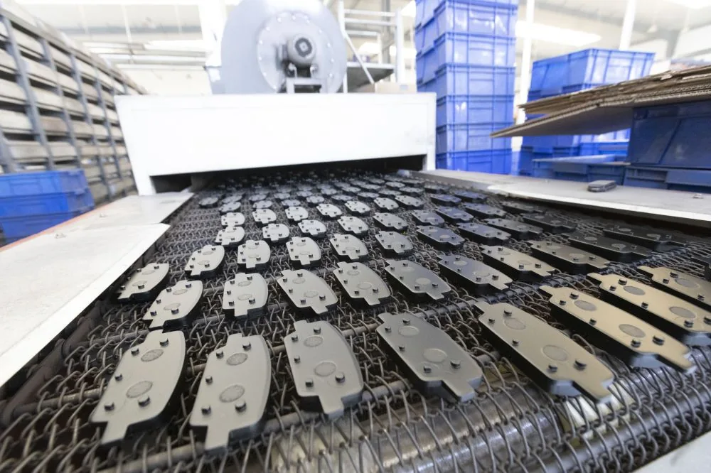Brake pad processing